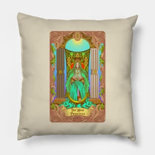 High Priestess Tarot Card Pillow