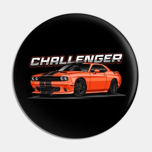 American Muscle Challenger (Go Mango) Pin