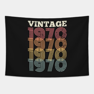 50th birthday gifts for men and women 1970 gift 50 years old Tapestry