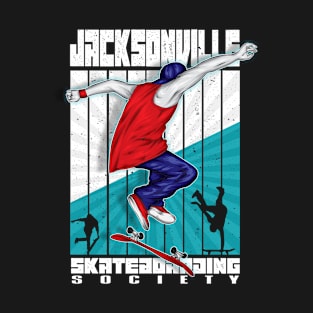 Skateboarding Jacksonville Florida T-Shirt