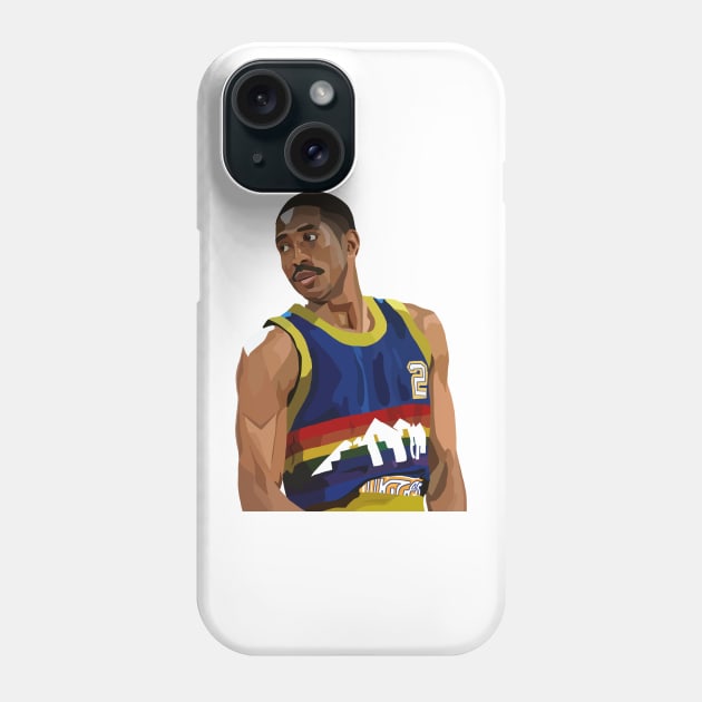 Alex English of the Denver Nuggets Phone Case by ActualFactual