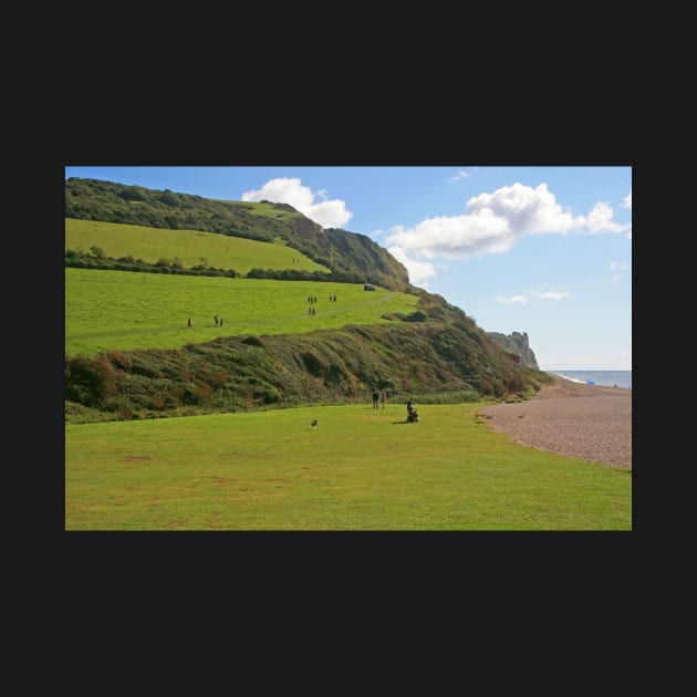 Branscombe Mouth by RedHillDigital