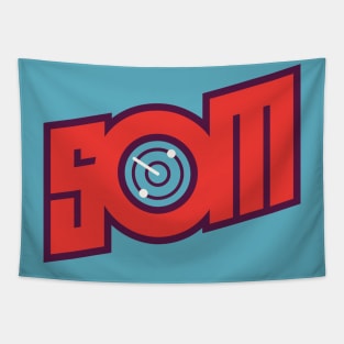 SOM 2.0 Radar Light Blue Tapestry