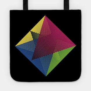 Colorful Rhombus Tote