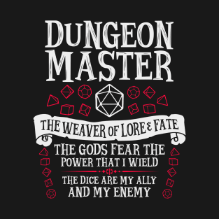 Dungeon Master, Dungeons & Dragons - The Weaver of Lore & Date T-Shirt