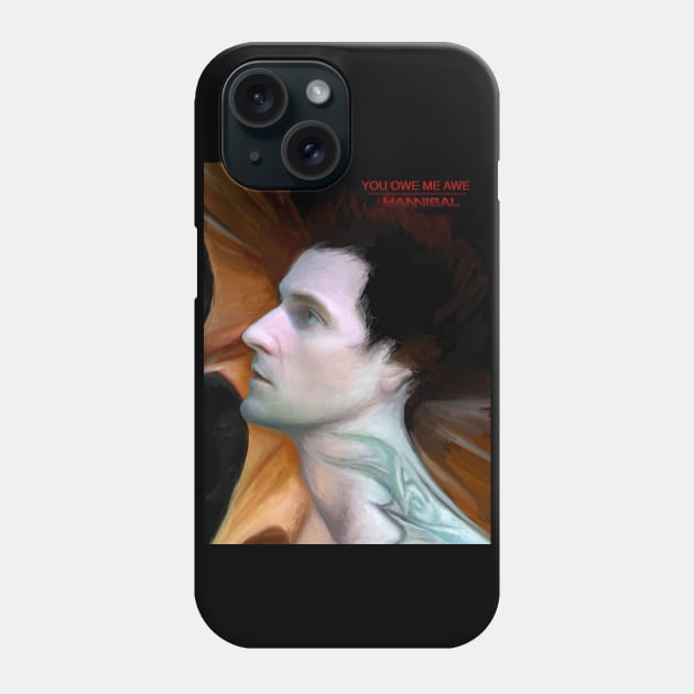 You Owe Me Awe - Red Dragon Phone Case by dorihartley