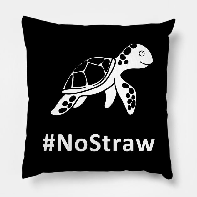 Turtle - No Straw Pillow by valentinahramov