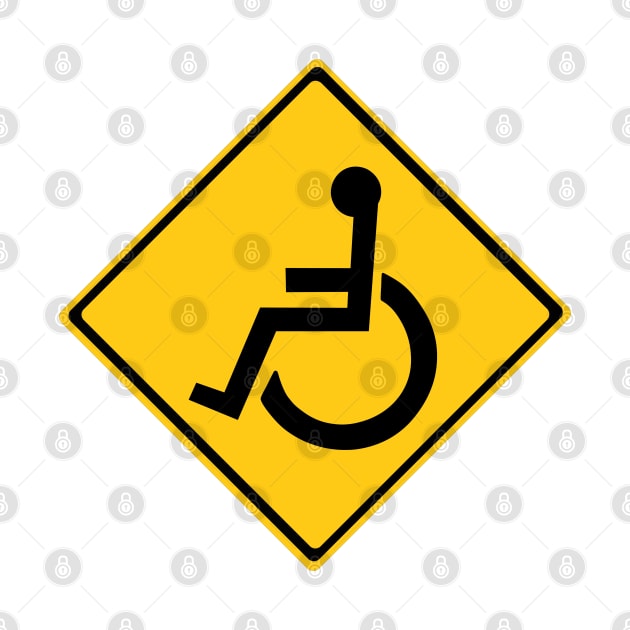 Handicapped Warning Sign by DiegoCarvalho