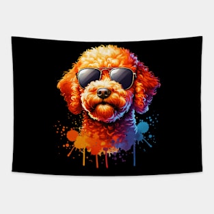 Orange Lagotto Romagnolo Dog Tapestry