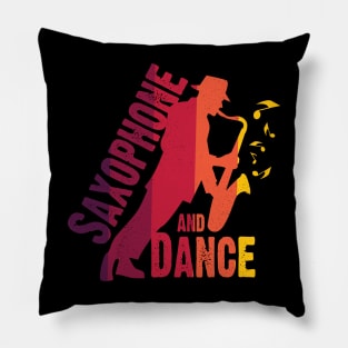 Saxophone and dance Pillow