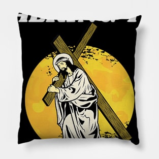 I'm Only Talking To Jesus Today Easter Pillow