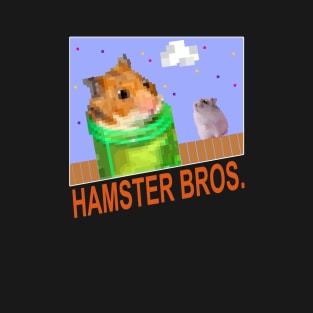 Hamster Bros Funny Video Game Parody T-Shirt