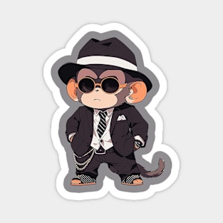 Monkey Mafia: The Stylish Kingpin Magnet