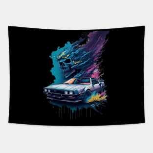 DMC DeLorean Art Tapestry