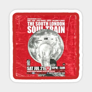 POSTER TOUR - SOUL TRAIN THE SOUTH LONDON 24 Magnet