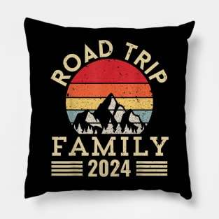 Family Road Trip 2024 Reunion Vacation Matching Travel Pillow