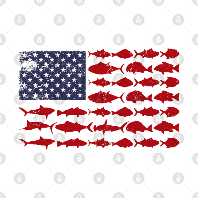 American Flag Fishing by busines_night