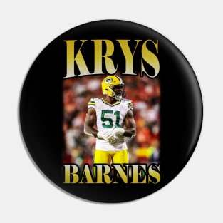 BOOTLEG KRYS BARNES Pin