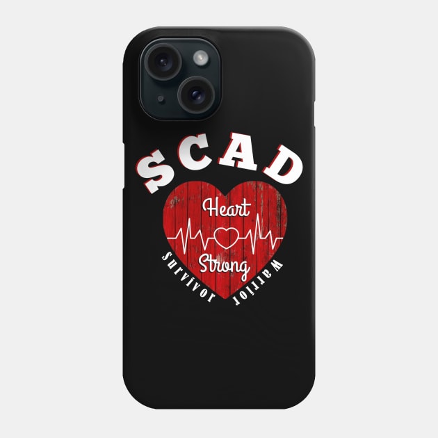 SCAD Women Heart Strong Phone Case by WordDesign