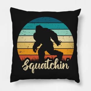 Squatchin' - Bigfoot Pillow