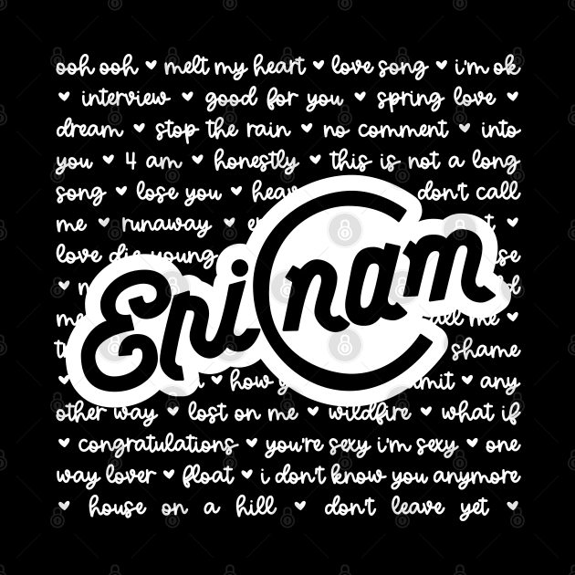 Eric Nam Kpop Song Lyrics by GlimmerDesigns