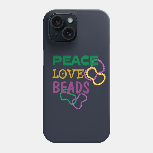 Peace Love Beads Phone Case by PeppermintClover