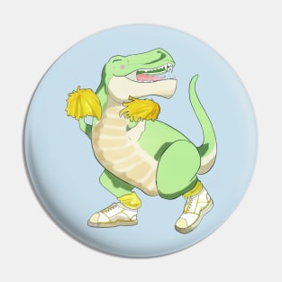 T-Rex Cheerleader Pin