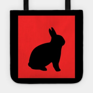 Rabbit in red Tote