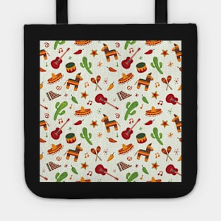 Mexican Music Pattern Tote