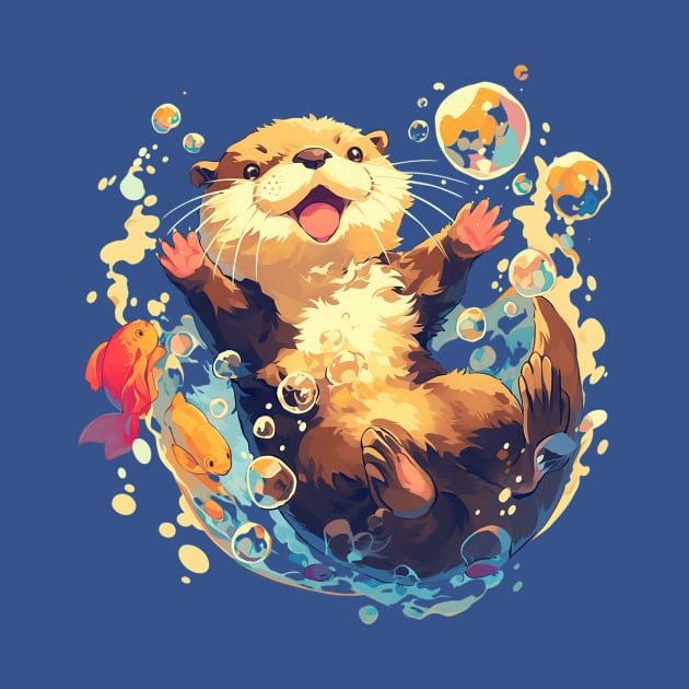 sea otter by StevenBag