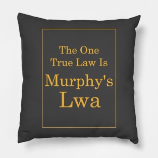 Murphy's Lwa (Gold Text) Pillow