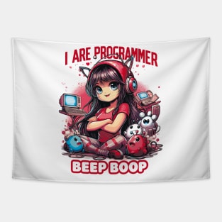 I Are Programmer Beep Boop Tapestry