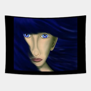 Purple Eyes Tapestry