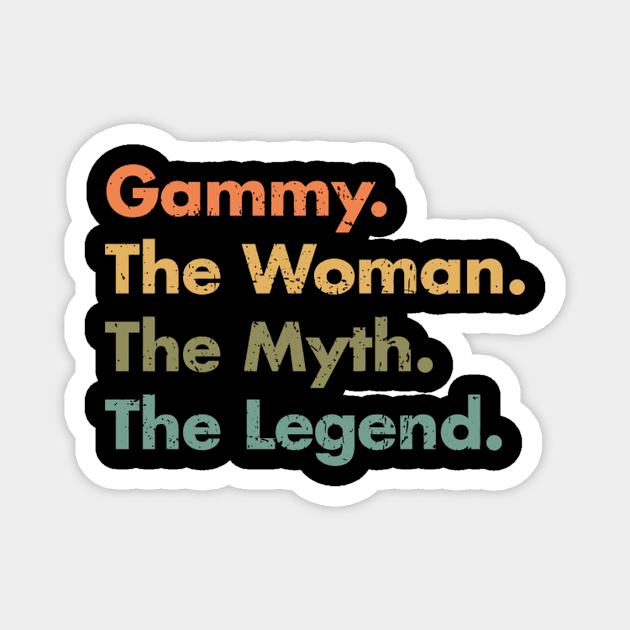 Gammy The The Myth The Legend Grandmother Appreciation Magnet by AlfieDreamy 