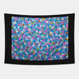 Blue Pastel Abstract Painting Tapestry