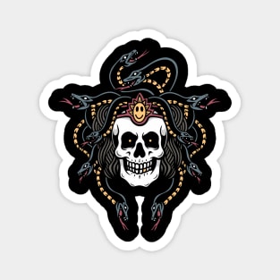 Medusa skull Magnet