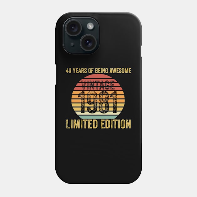 40 years old Phone Case by Design stars 5