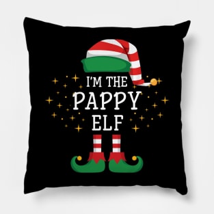 I'm The Pappy Elf Matching Family Christmas Pajama Pillow