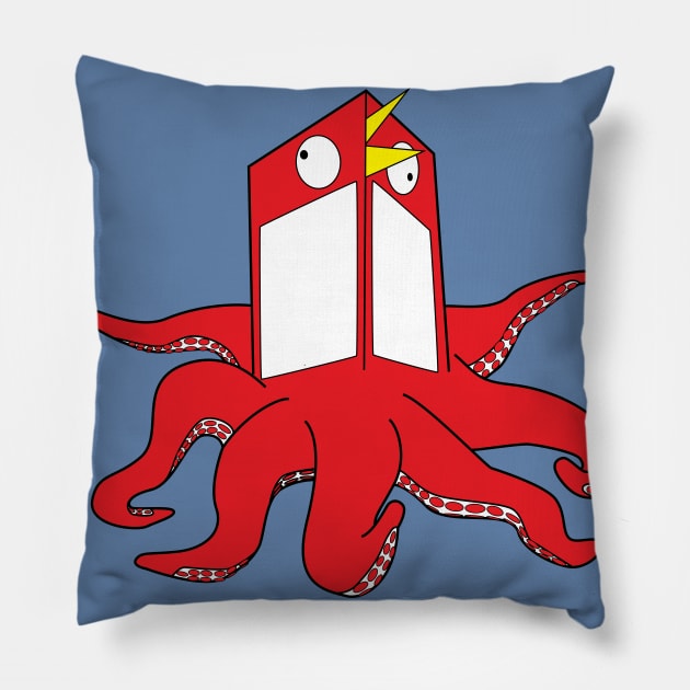 Call of Cobbthulu (no text) Pillow by Cultural Gorilla