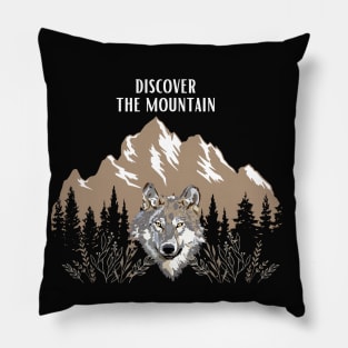 Trip to the mountains Pillow