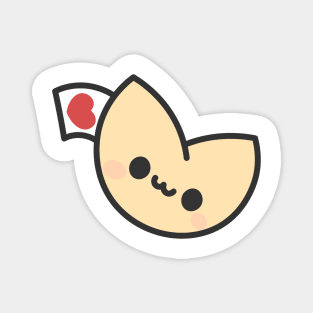 Kawaii love fortune cookie Magnet