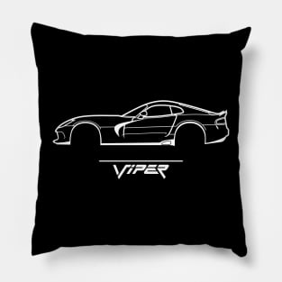 Viper American Sport Car Pillow