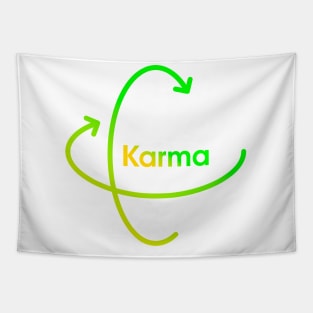 Karma, faith T-shirt about faith Tapestry