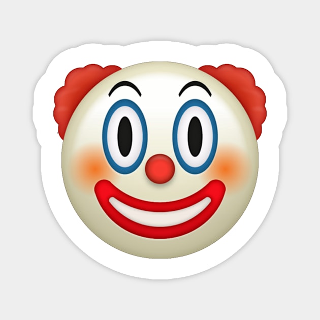 Emoji clown Magnet by ghjura