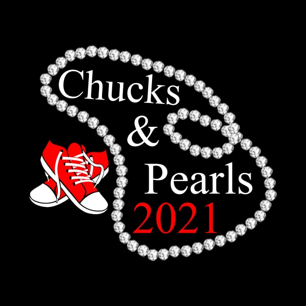 chucks and pearls 2021 kamala harris by Yoyo Star