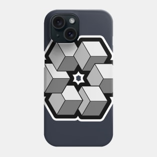 Cosmic Hex Cubes Phone Case