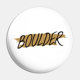 Boulder Pin