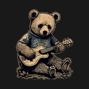 Bear Playing a Guitar T-Shirt