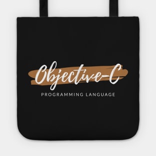 Objective-C Programming Language Paint Smear Tote