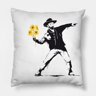 Vincent sunflowers Pillow